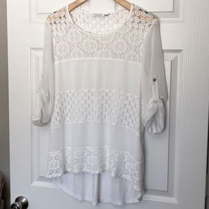 Calvin Klein white tunic